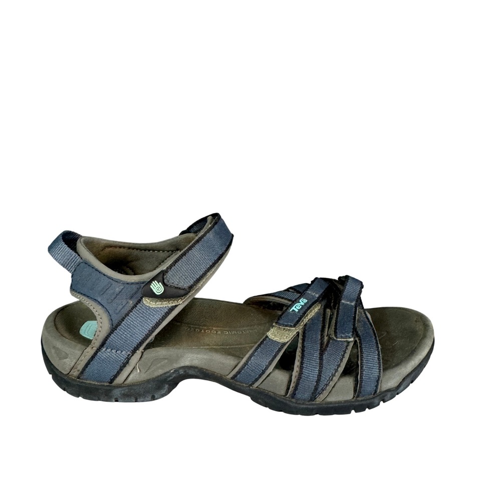 Teva Tirra Blue Grey Sport Sandals Hiking Water Shoes 4266 Womens 7